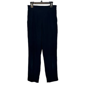 Babaton Atelier black pleated pull on pants size 00